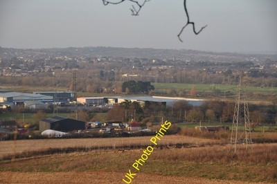 Photo A3 Teignbridge : Down the Hillside into Exeter Exminster Looking d c2011