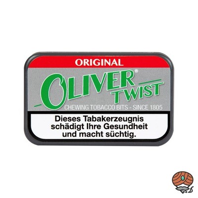 Oliver Twist ORIGINAL Tabakpastillen Kautabak Chewing Bits Lakritze-Geschmack 7g