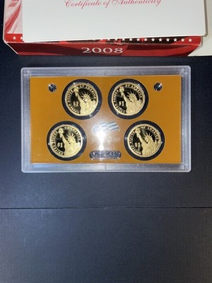 2008 S US Mint Silver Proof Set 14 Coin OGP with COA | eBay
