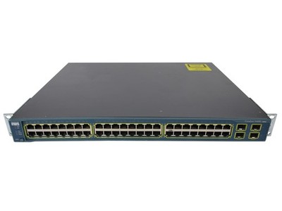 Cisco Switch WS-C3560G-48TS-E 48x 1Gb 4x SFP 1Gb Managed Rack Ears