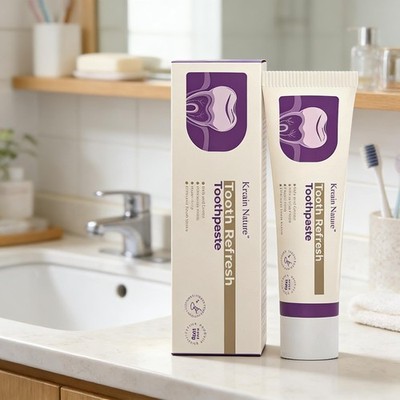 4 PACK KREAIN Nature Oral Care Toothpaste for Toothacne & Sensitivity &Bad Mouth