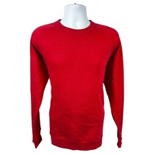 Men's Alternative Apparel Champ Eco Fleece Sweatshirt Ultra-Soft Eco True Red 