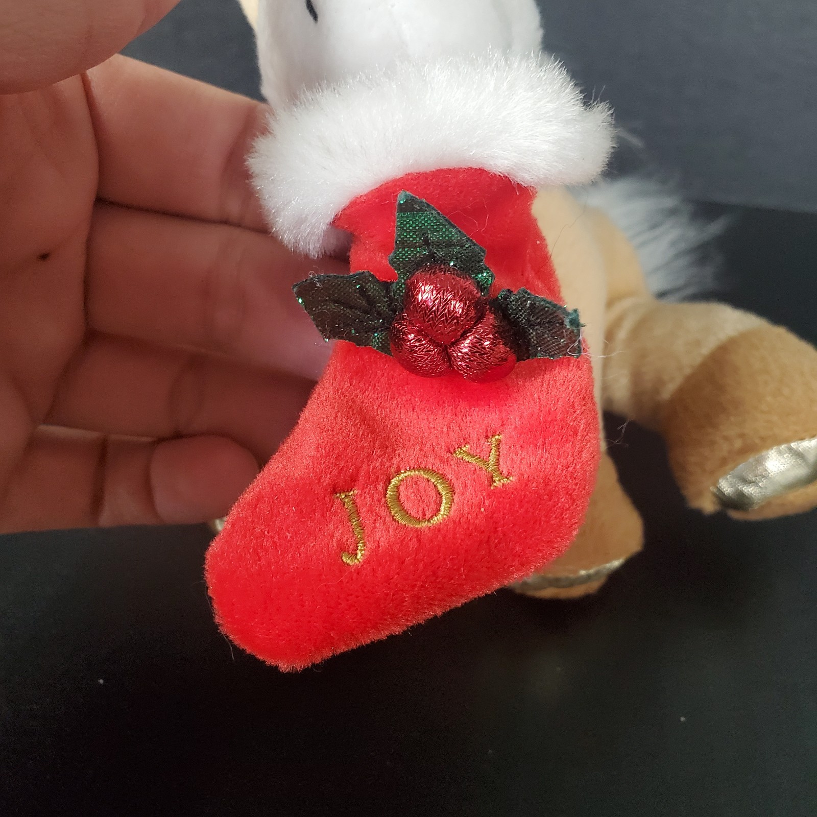 Peluche cavallo pony Breyer Natale peluche Belle con cappello calza #700415