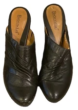 BJORNDAL, LADIES Black LEATHER Upper  SIZE 8.5M Cathy