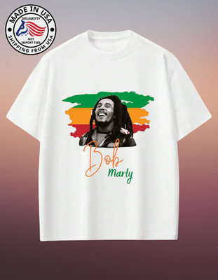 Bob Marly Reggae Music T-Shirt Retro Jamaican Graphic Shirt