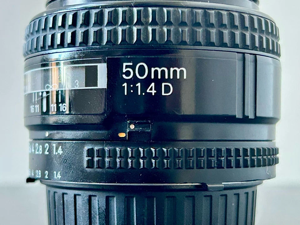 Nikon Nikkor 50mm Fast f1.4 Aperture FX Full Frame Autofocus Prime Lens - Image 2 of 4