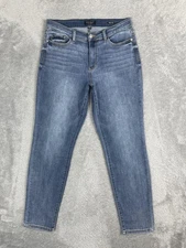 Judy Blue Jeans Womens 13/31 Blue Slim Fit Tapered Leg Zip Fly JB82441MD-CO