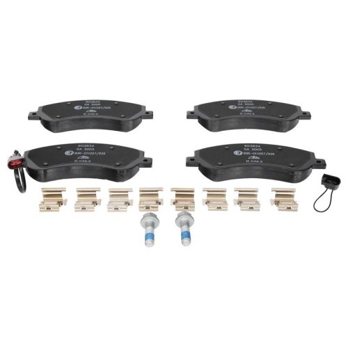 Plaquettes de frein ATE 13-0460-3834-2 silencieuses et sans poussière pour Ford