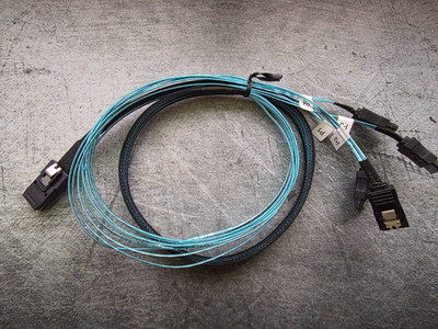 Mini SAS to SATA Breakout Cable (SFF-8087 to SATA) 3.3 Feet - 4 pack