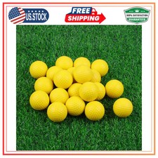 20 Pack 41mm Foam Practice Golf Balls Indoor Outdoor Backyard Training Aid