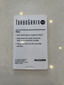 Space Harrier (TurboGrafx-16, 1988) Hu Card, Case, Manual & Sleeve Tested