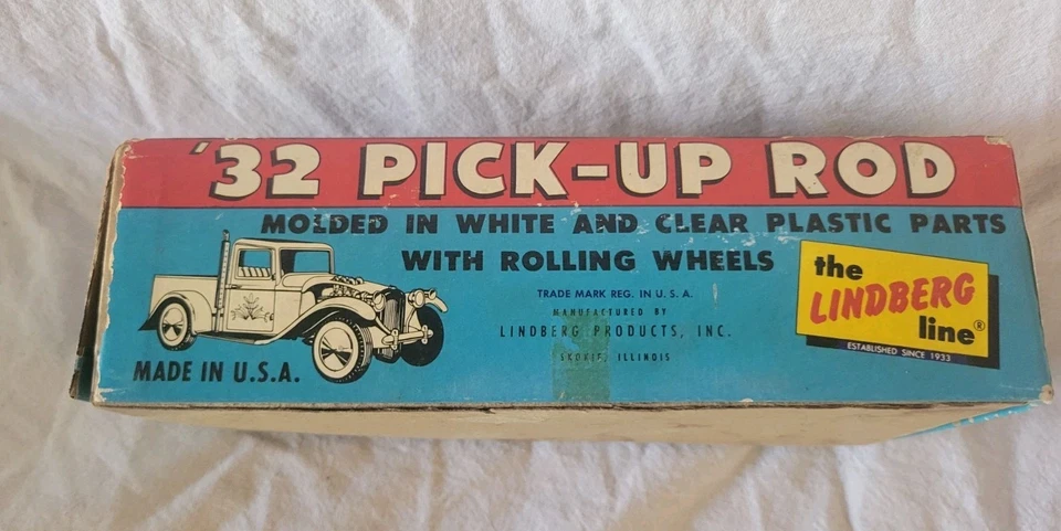 Lindberg 32 Pickup Rod Model Kit 603 UNBUILT - Image 2 of 4