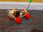 Vintage 1965 Fisher Price Little Snoopy Wood Dog Pull Along Toy