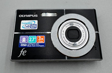 OLYMPUS FE-3000 10mp 3x Optical Zoom Black/Silver Digital Camera W.Battery Good