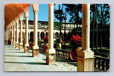 #ad Ringling Museum of Art Sarasota Florida Vintage Circa 1955 Postcard $2.99