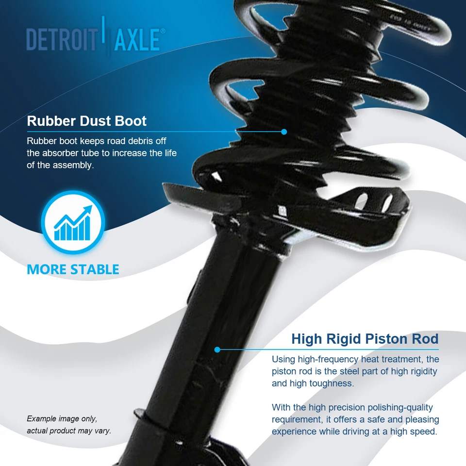 Amortiguador trasero puntales delanteros + barra estabilizadora de brazo de control inferior para Honda Odyssey 08-10 tracción delantera Foto 4 de 4