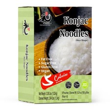 Shirataki Konjac Rice 8 Pack Inside Vegan Gluten Free Fat-Free Keto Friendly ...