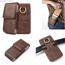 Holster Belt Clip Leather Case Cover Pouch For iPhone XR XS 11 12 13 14 15 Pro