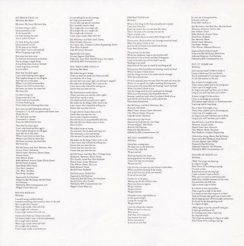 PAUL McCARTNEY Flowers In The Dirt Vinyl Record Album LP Parlophone 1989 & Rock - Picture 8 of 10