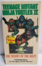 Teenage Mutant Ninja Turtles II Rare Alliance Version Factory Sealed VHS 1991