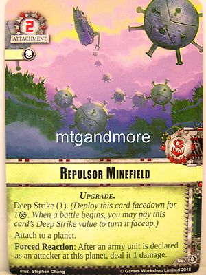 Warhammer 40000 Conquest LCG - #097 Repulsor Minefield - Against the Great Enemy