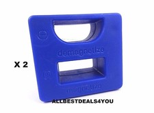 2 x Magnetizer Demagnetizer for Screwdriver Tips, Bits  Small Hand Tools TQ8000