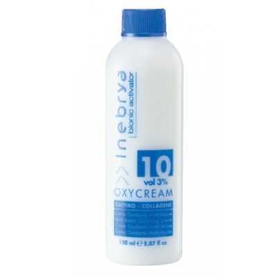 Inebrya Bionic Oxidizing Cream 10 Vol Sapphire-collagen 3% 150 ml./5 oz.