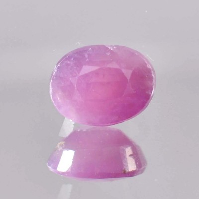 AAA+ 4.30 Karat Selten 100% Natürlich Rosa Burma Oval Schnitt Locker Edelstein