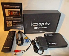 Loop TV Wi-Fi HDMI TV Media Streaming Player New Complete in Box w/ Remote
