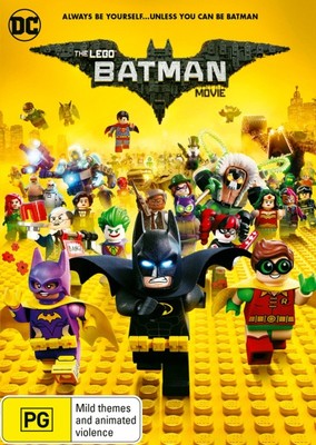 THE LEGO BATMAN MOVIE-DVD-Voice Of Will Arnett-Region 4-New AND