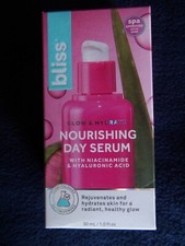 Bliss Glow  Hydrate Nourishing Day Serum 1.0 FL OZ Spa Approved Since 1996