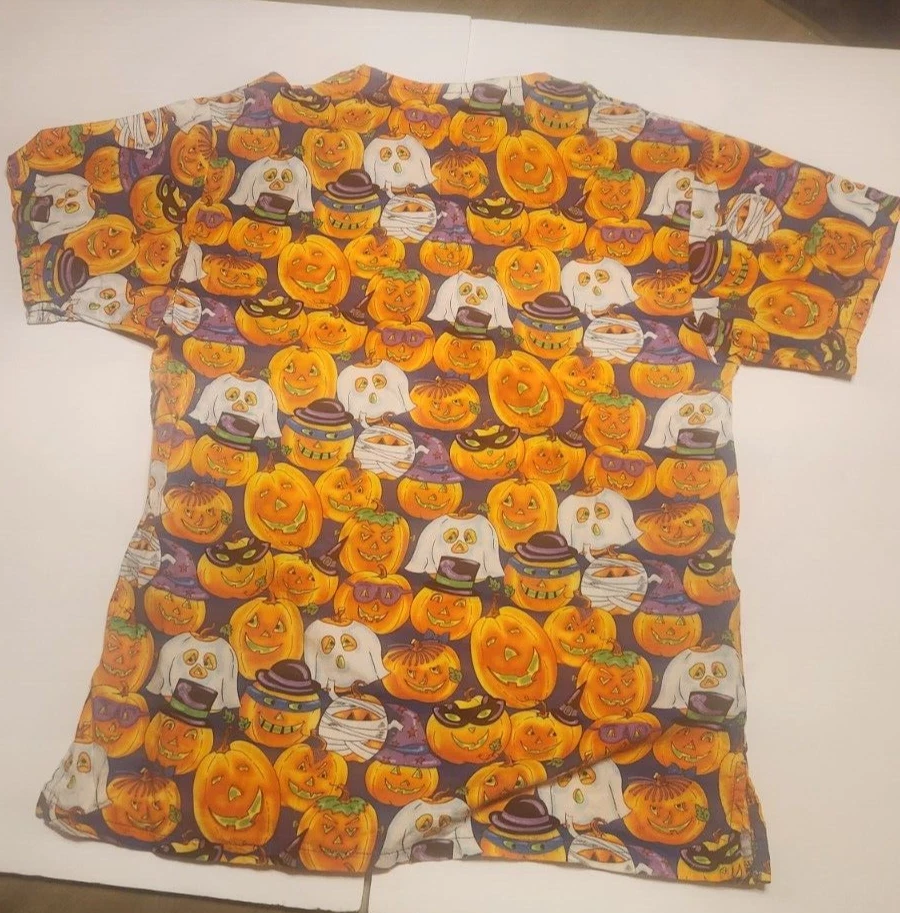halloween scrubs top size xs - Image 2 of 4