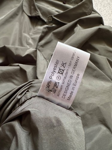 Camisas de nailon gris de gran tamaño vintage Katharina Hovman talla 56/ EE. ... - Imagen 12 de 17