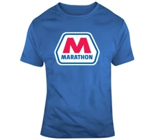 Marathon Tee Cool Gas Station Oil Trucking Driving T Shirt