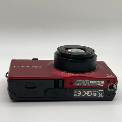 美品＊Nikon COOLPIX S6000 レッド Nikon COOLPIX S6000 Red 14.2MP Compact Digital Camera Red