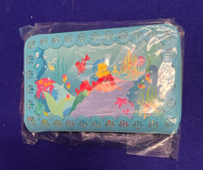 Loungefly Disney Princess Stories The Little Mermaid Wallet EXCLUSIVE NEW HTF
