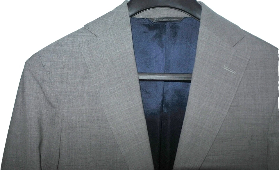 Nuevo con etiquetas Traje para hombre JACK VICTOR Dean CT 36S 36 corto 30 cintura lana elastano gris Foto 3 de 4