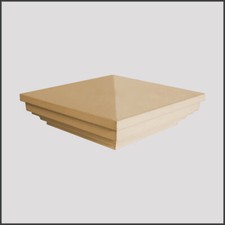 2x Wentworth Pier Caps 330mm x 330mm Cast Stone, 3 Colours Free UK Mnld Delivery