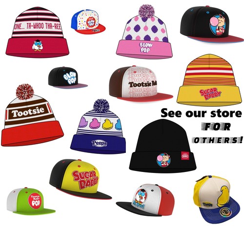 SUGAR DADDY Snapback Hat - Retro Trucker Candy Embroidered Skater Ball Cap - Picture 6 of 7