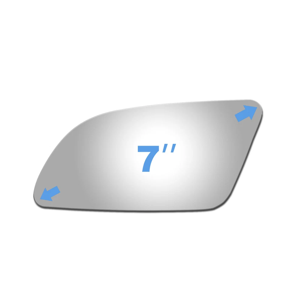 Reemplazo de vidrio espejo retrovisor para conductor Pontiac Firebird 1982-1992 lado derecho plano + adhesivo Foto 2 de 4