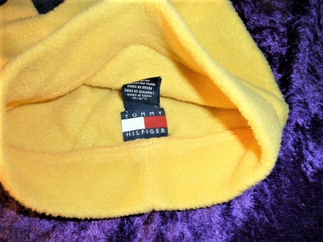 Tommy Hilfiger divertido chapéu bebê tamanho s/p/m logotipo bandeira estrela borla lã infantil 6-12 - Imagem 4 de 4