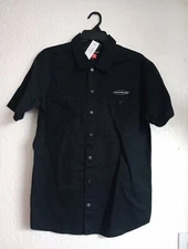 Airwalk Sportswear Woven 100% Cotton Men's T Shirt Size M Color Black 