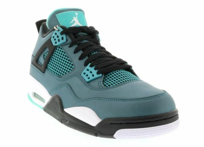 NEW GENUINE Nike Air Jordan IV 4 RETRO TEAL Green Men's Shoes SIZE