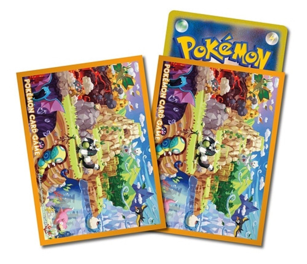 Pokemon Official Deck Shield Connected World 64 Sleeve Japanese