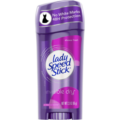 New Lady Speed Stick Invisible Dry Antiperspirant&Deodorant Shower Fresh 2.3 oz