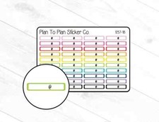 1257-18 Blank Reminder Planner Stickers.
