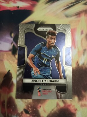 2018 KINGSLEY COMAN PANINI PRIZM WORLD CUP #79 BASE CARD FRANCE