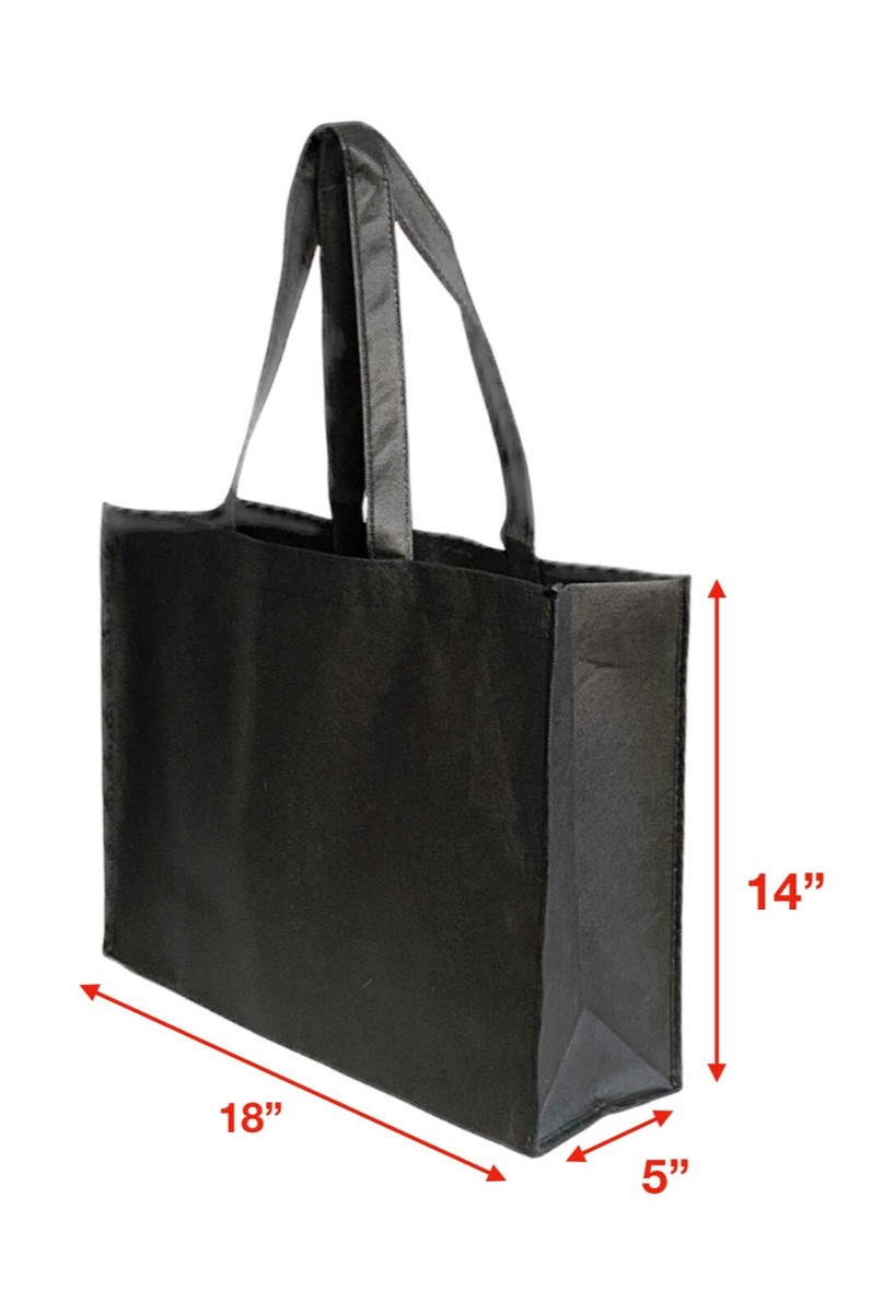 エコバッグ GREEN STUFF Casually boxy shopper bag 53 vivid cotton black Tote Bag Shopping Bags Eco Friendly Reusable Recyclable Gift