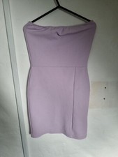 Pretty Little Thing Size 8 Light Purple Mini Dress