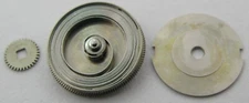 LeCoultre 895 watch part complete barrel & ratchet wheel x1